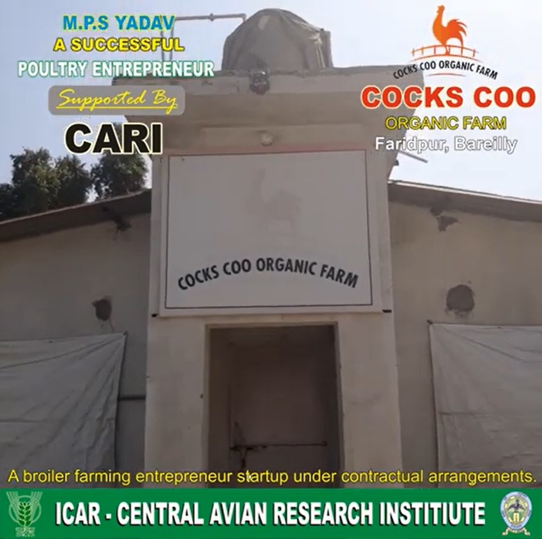 Success Story of Shri. M.P.S. Yadav's M/s Cocks Coo Organic Farm, Faridpur, Bareilly, U.P.